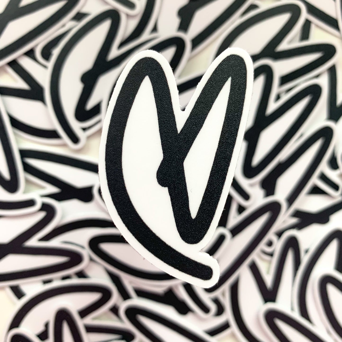 SIGNATURE HEART STICKER