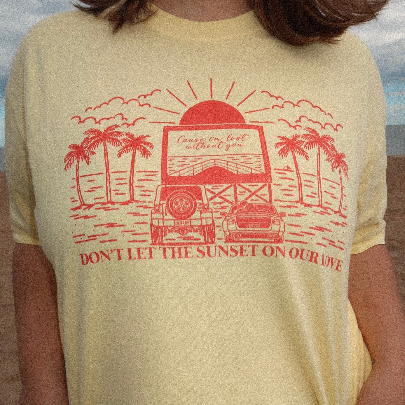 SUNSET (ORANGE DESIGN) TEE