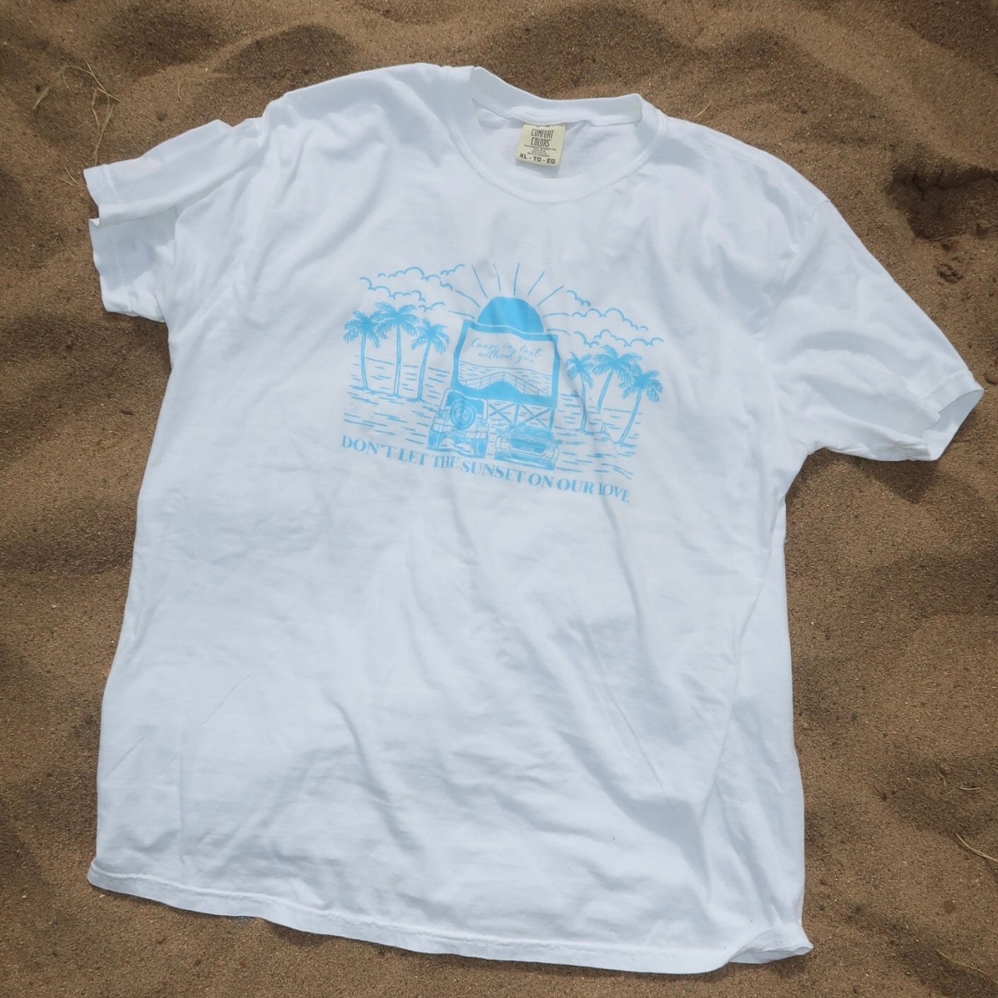 SUNSET (BLUE DESIGN) TEE