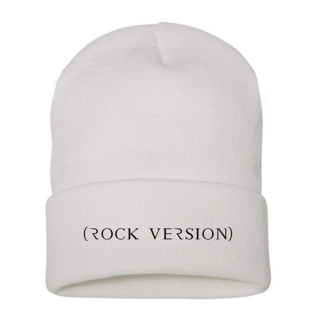 ROCK VERSION EMBROIDERED BEANIE