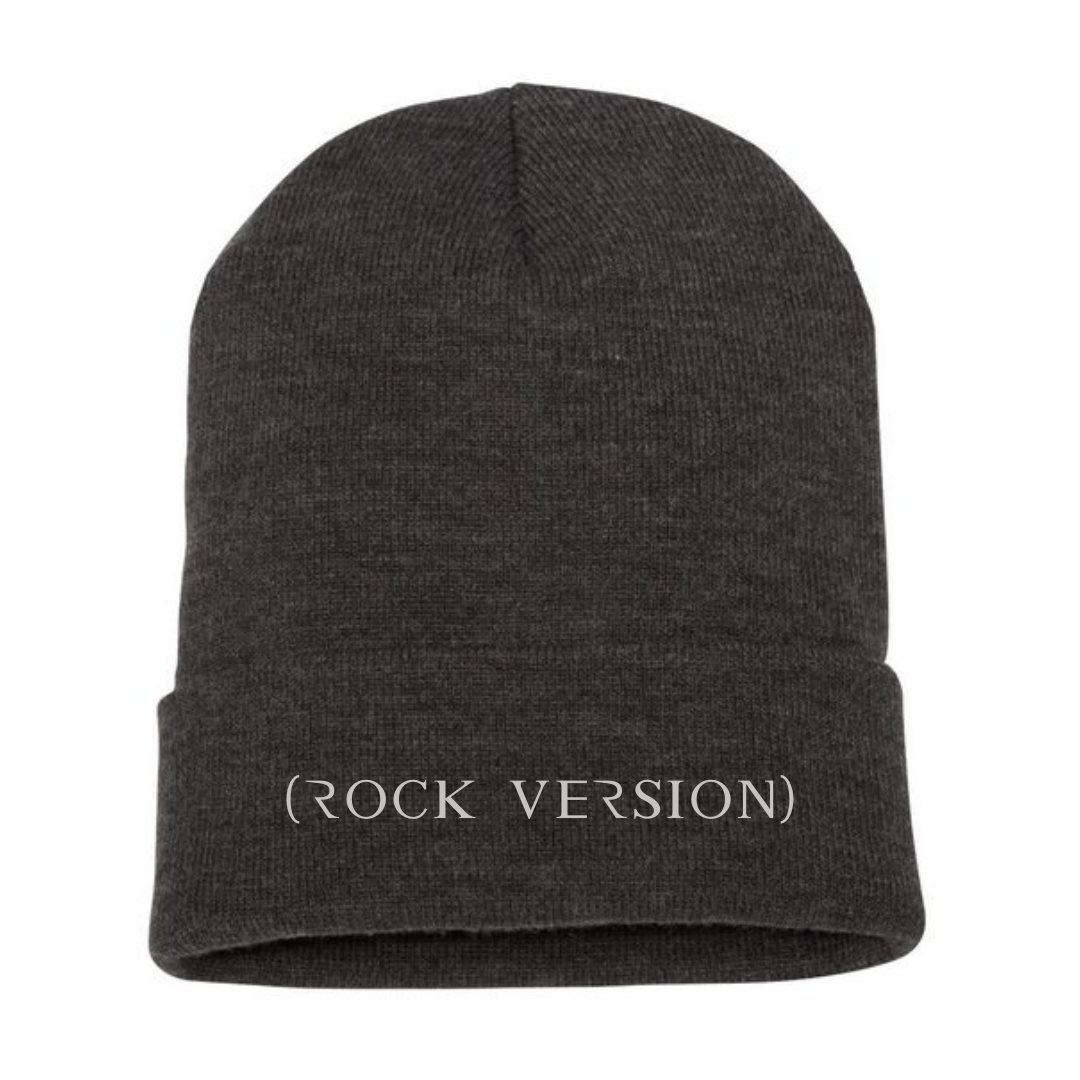 ROCK VERSION EMBROIDERED BEANIE