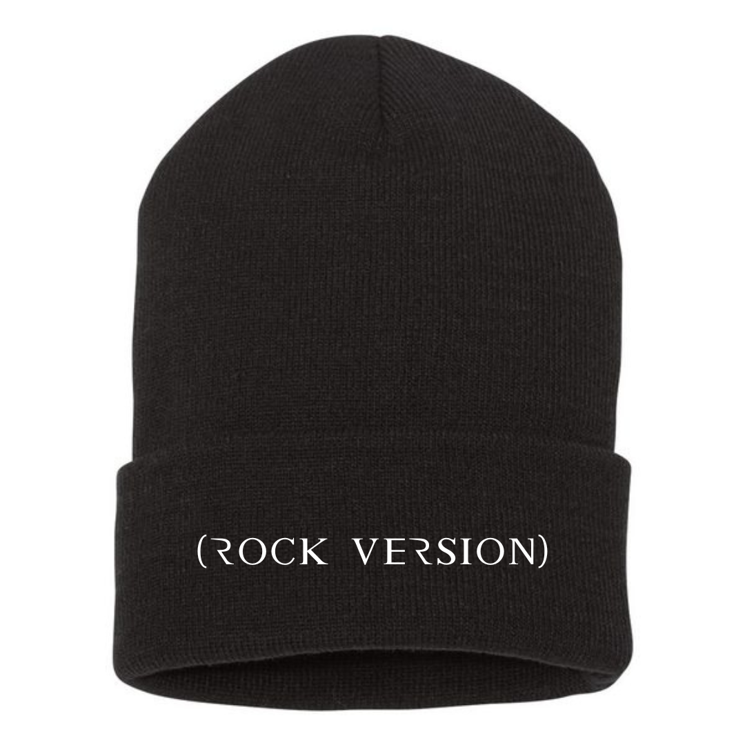 ROCK VERSION EMBROIDERED BEANIE