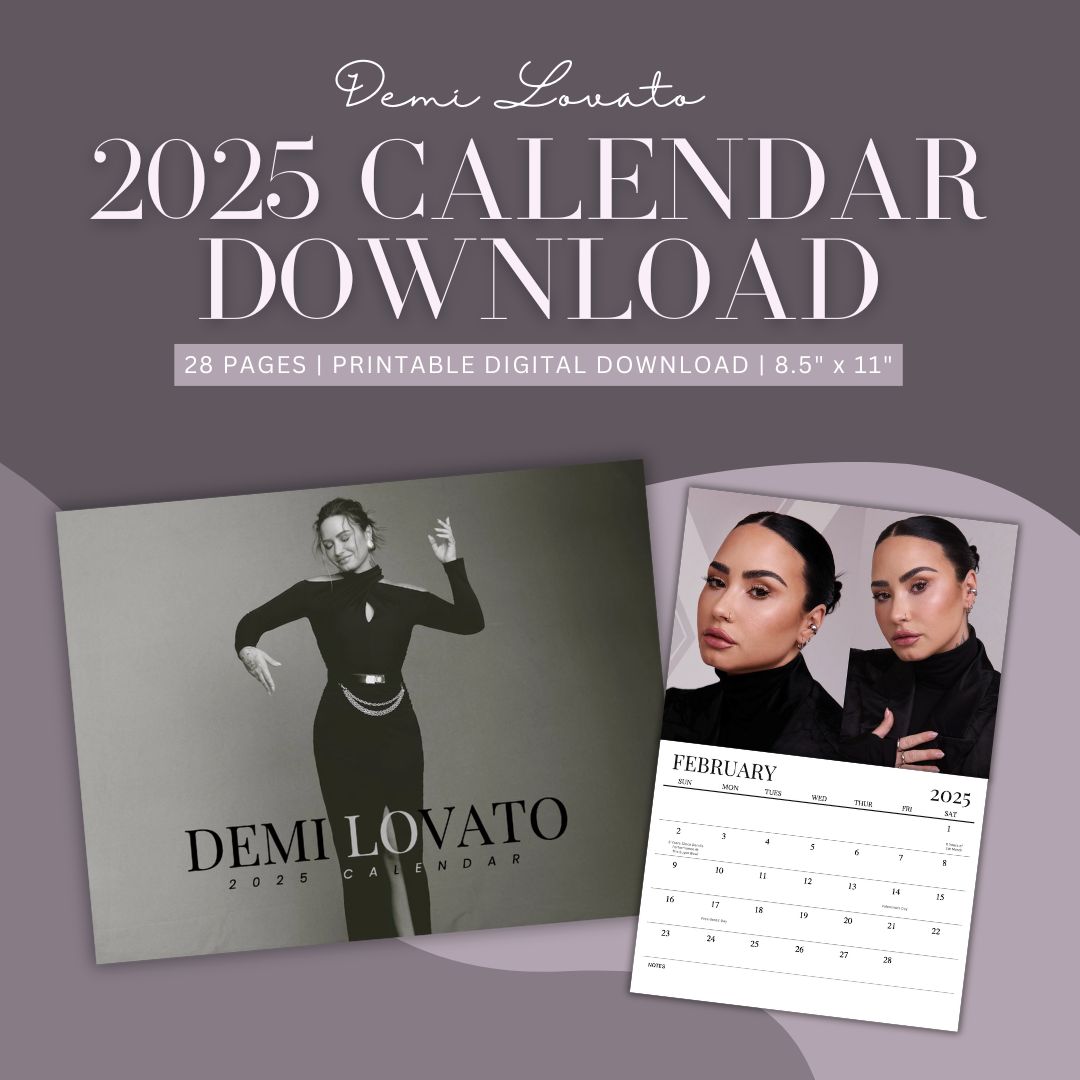 2025 CALENDAR (PDF DIGITAL DOWNLOAD)