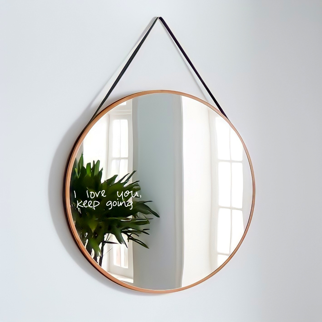 KEEP GOING MIRROR DECAL