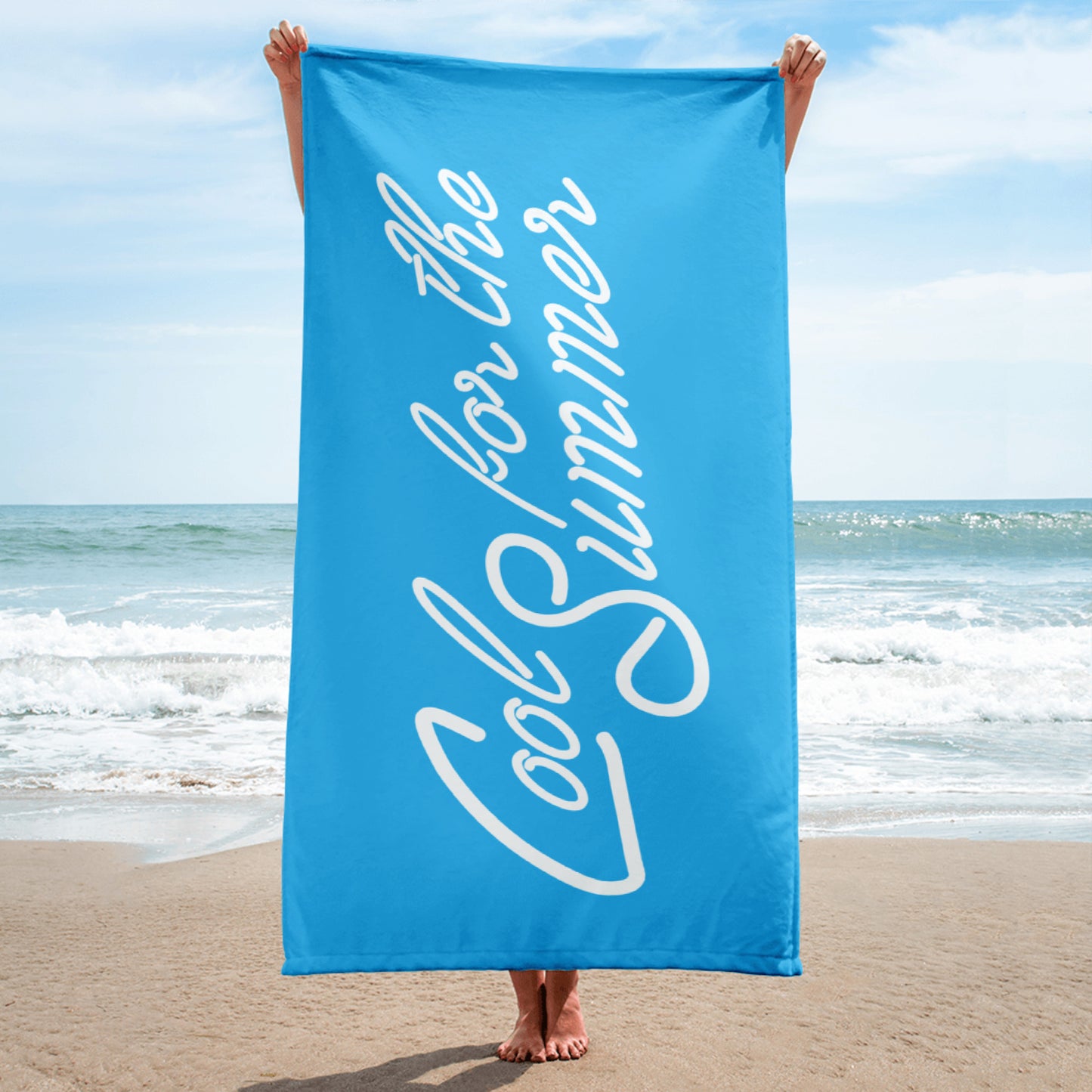 BLUE CFTS BEACH TOWEL