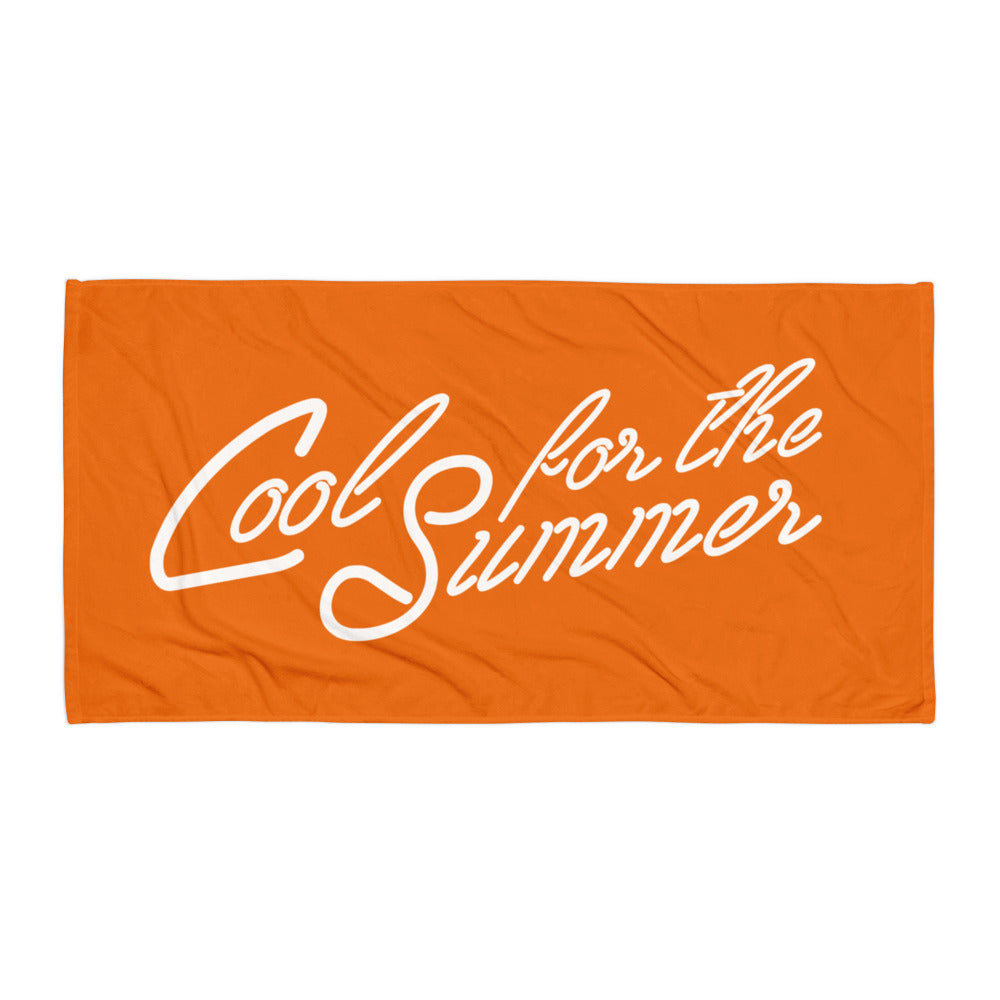 ORANGE CFTS BEACH TOWEL