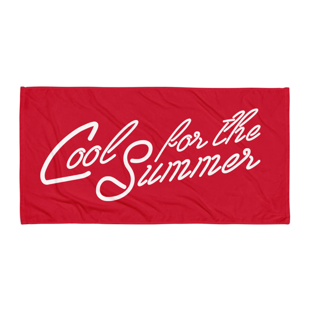 RED CFTS BEACH TOWEL