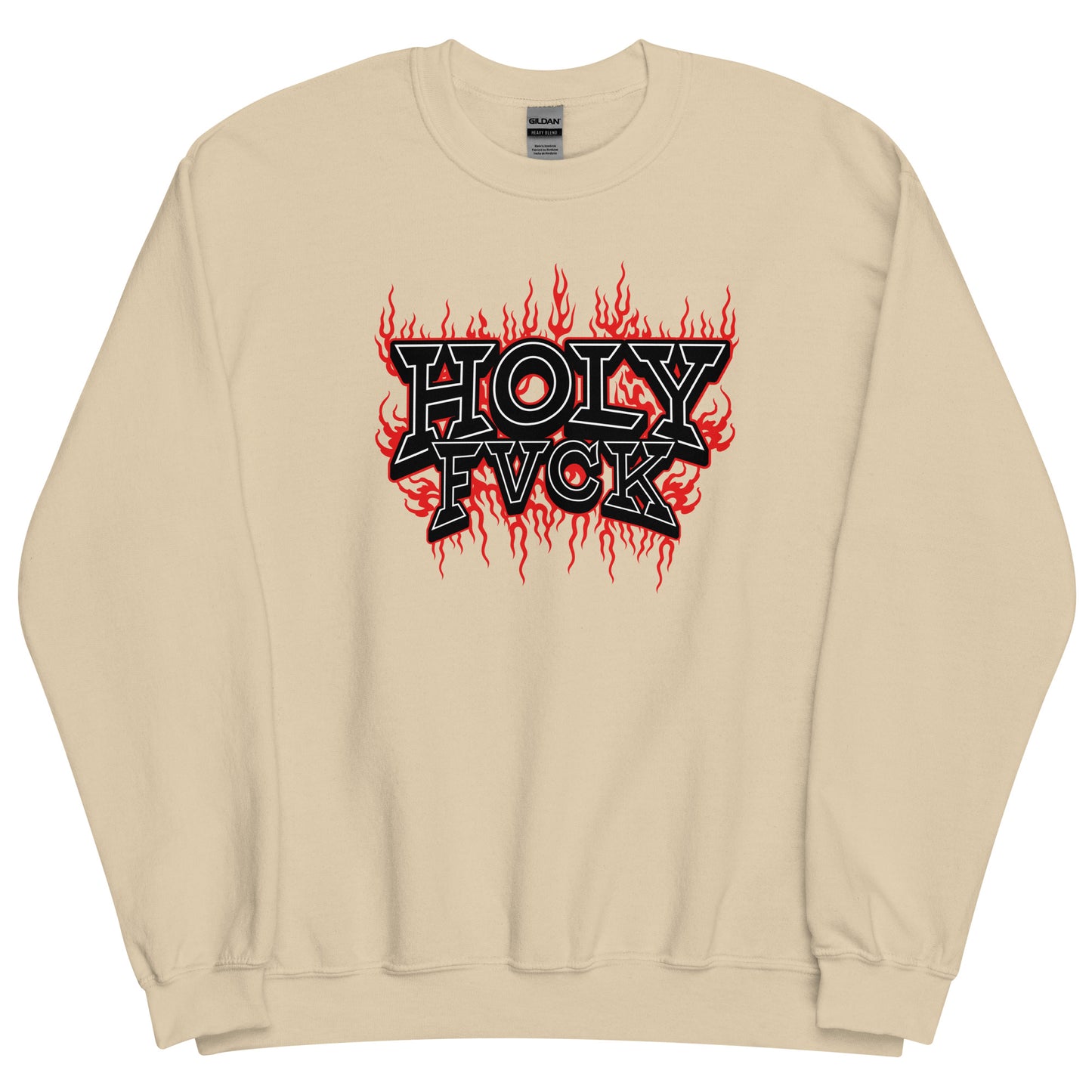 HOLY F FLAMES CREWNECK