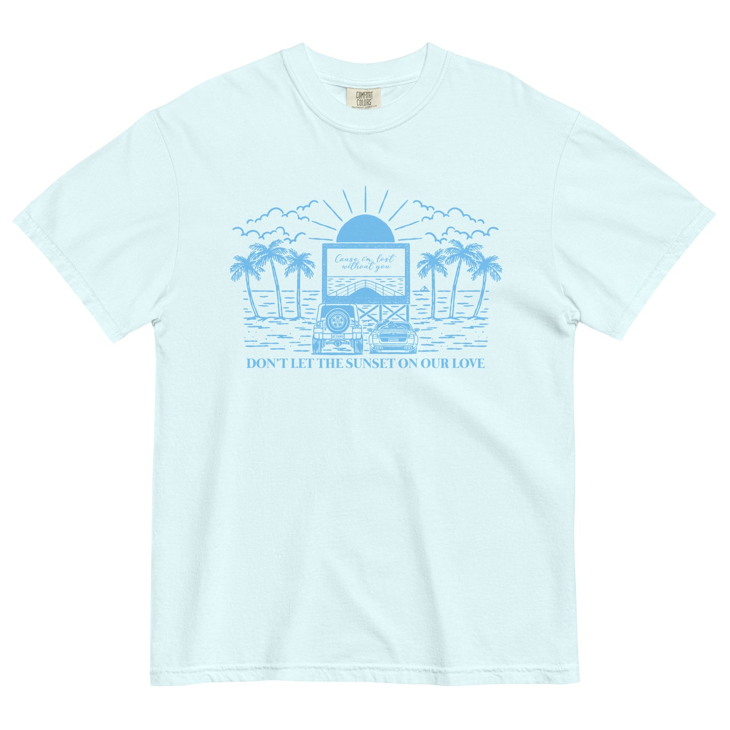 SUNSET (BLUE DESIGN) TEE