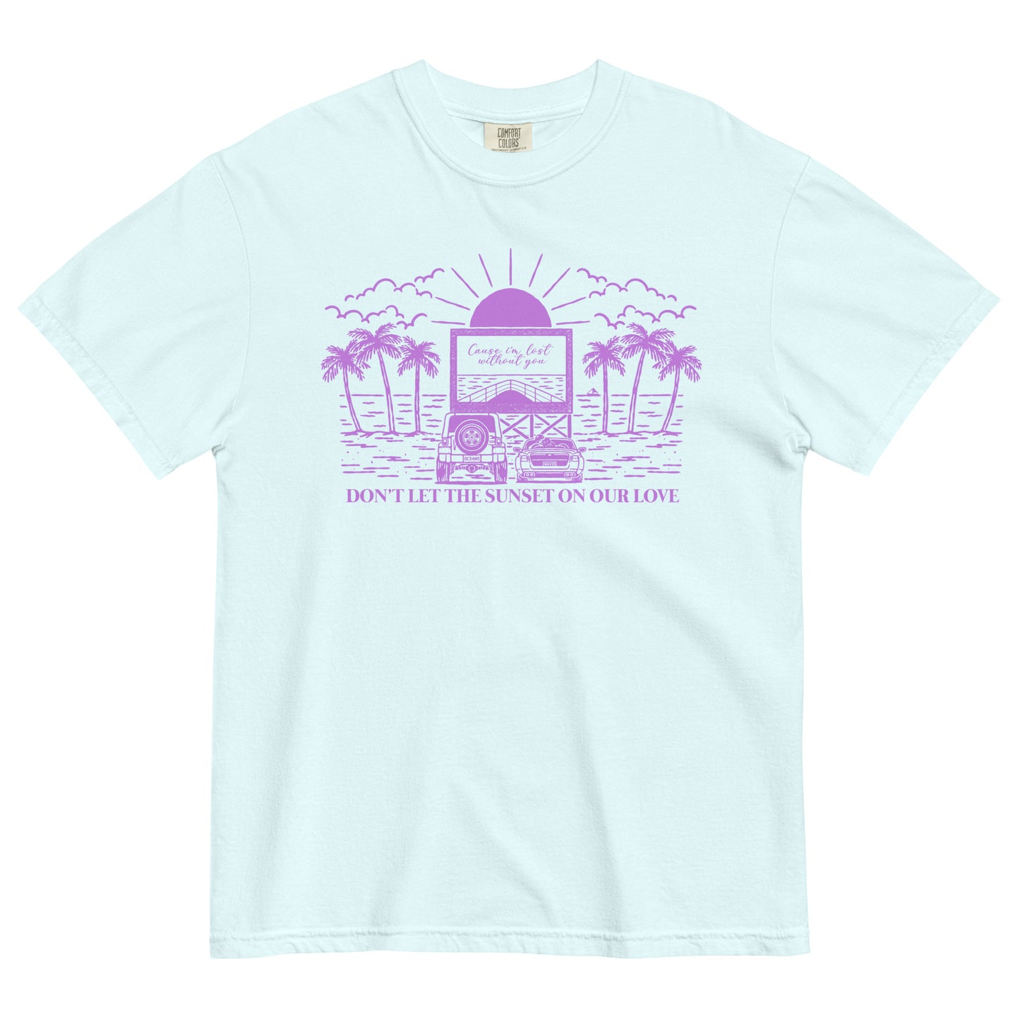 SUNSET (PURPLE DESIGN) TEE