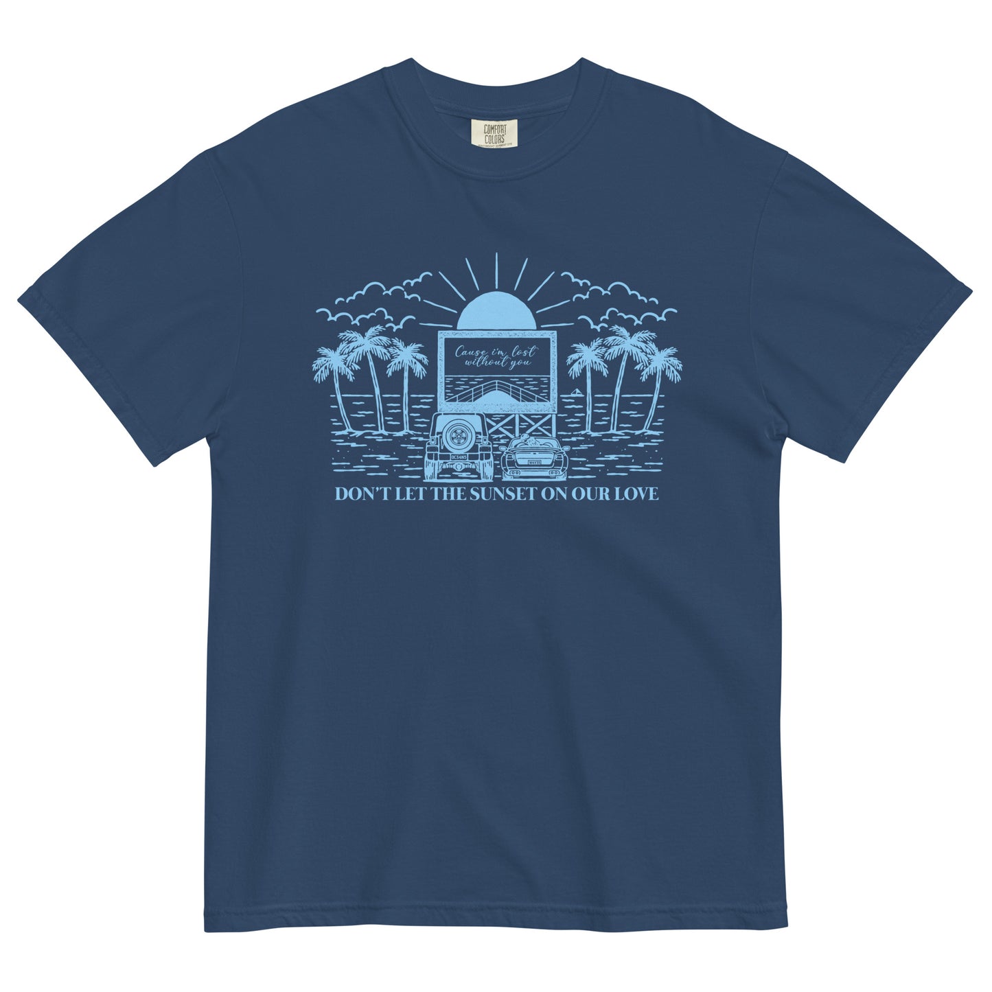 SUNSET (BLUE DESIGN) TEE