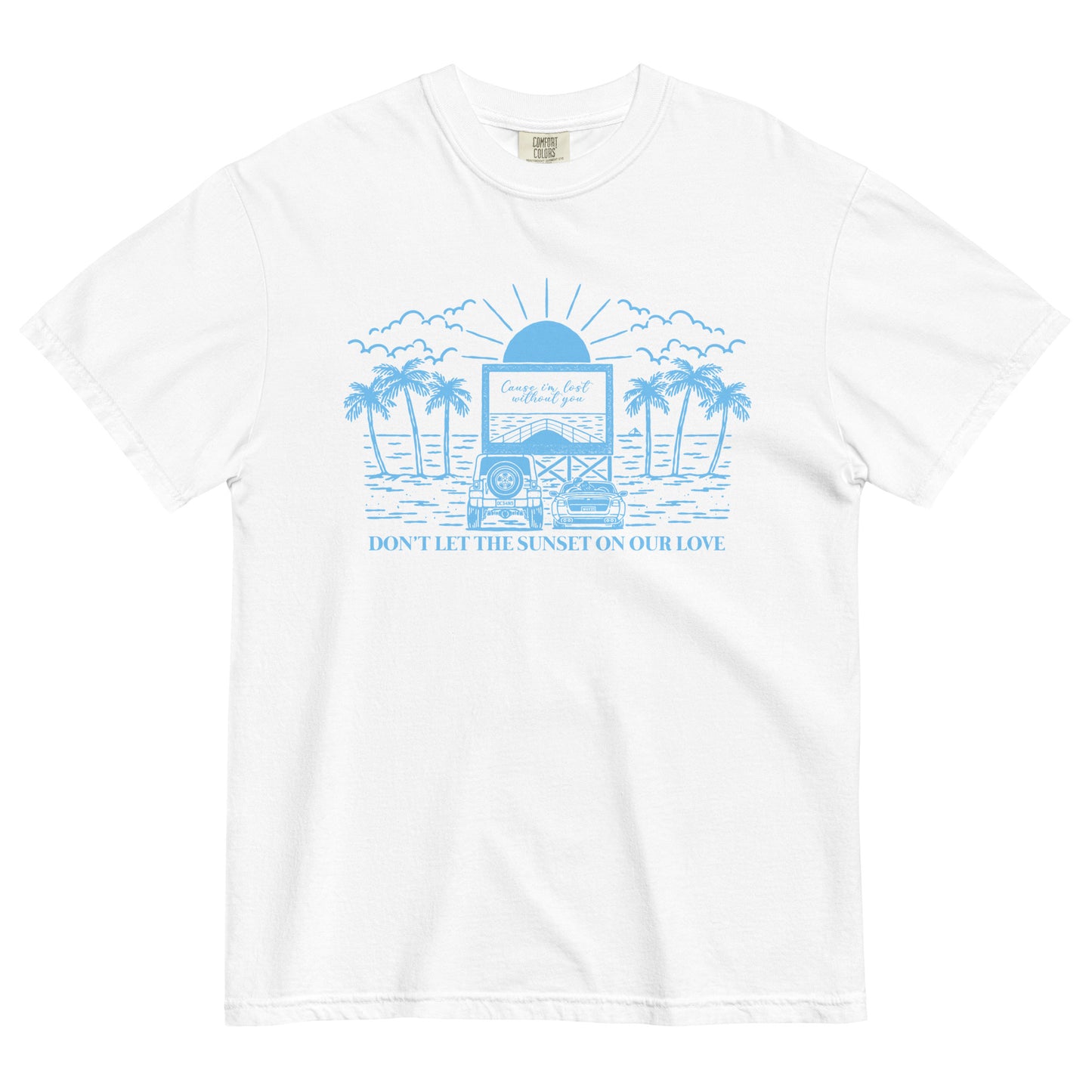 SUNSET (BLUE DESIGN) TEE