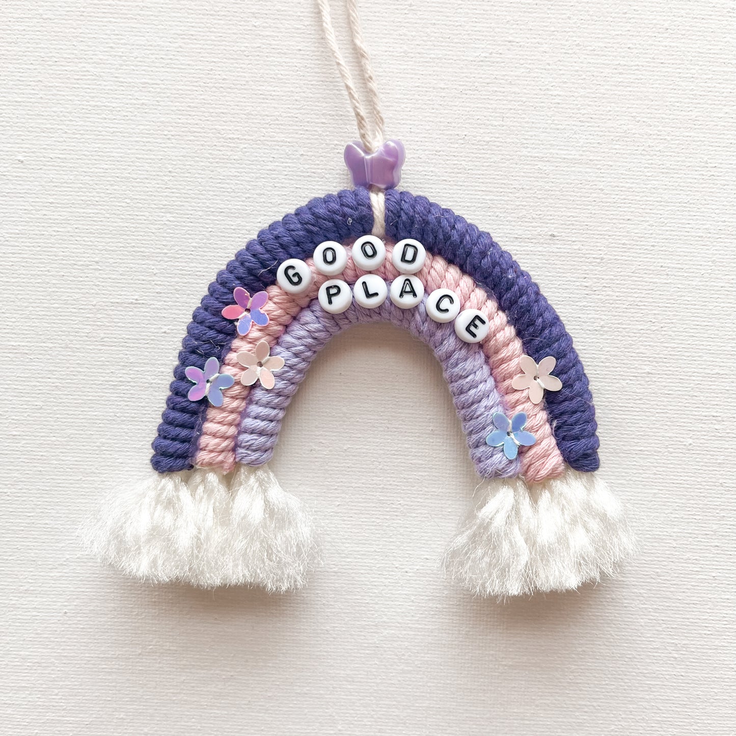 GOOD PLACE MACRAME RAINBOW (purple)