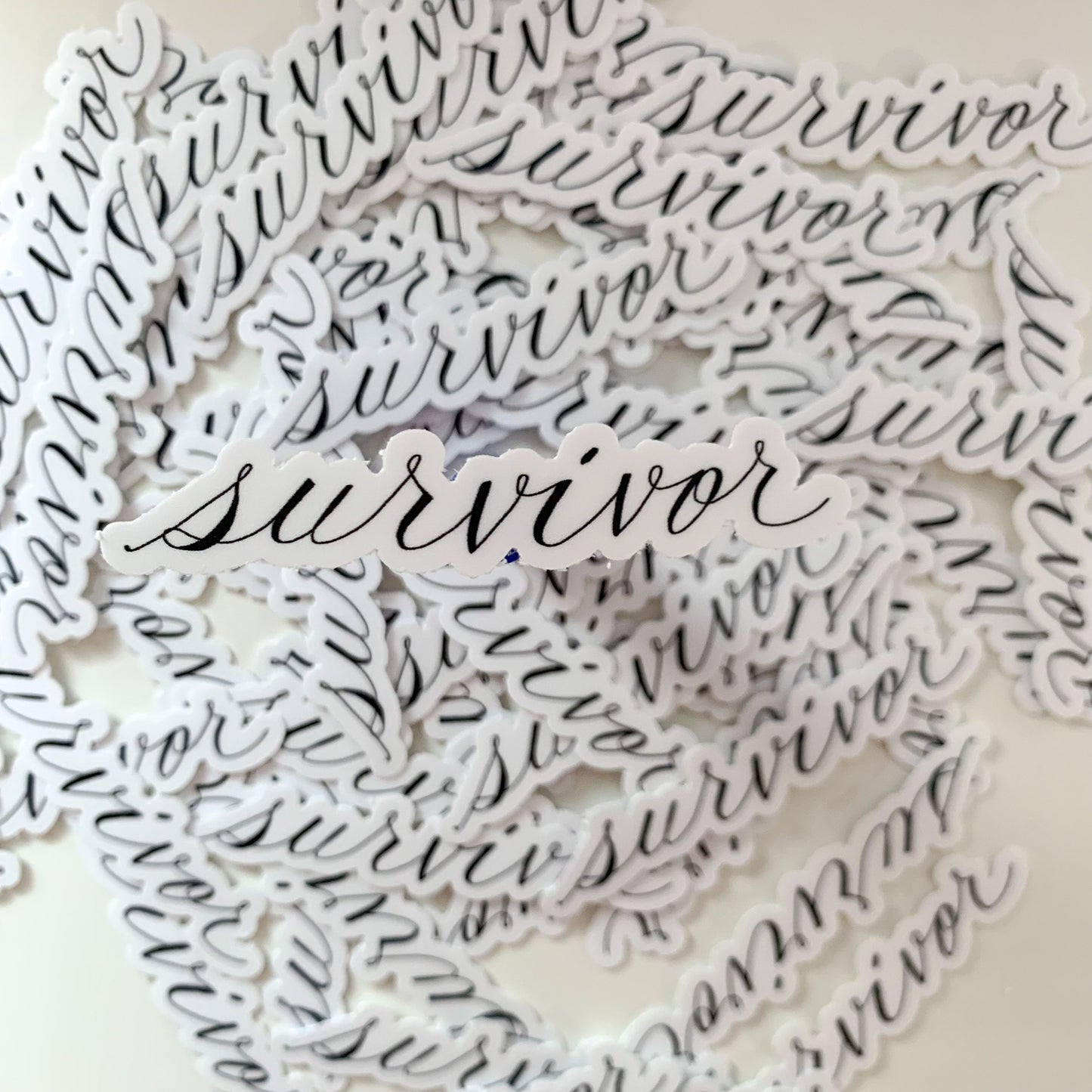 SURVIVOR STICKER (DLs tattoo)