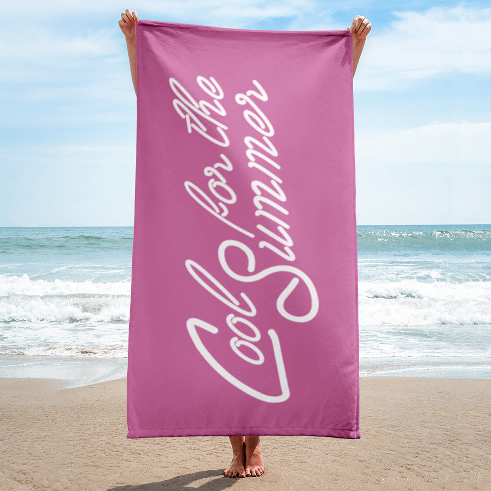 PINK CFTS BEACH TOWEL