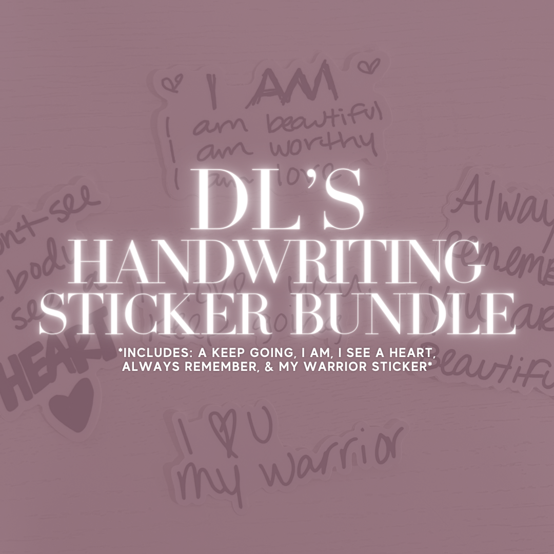 DL'S HANDWRITING STICKER BUNDLE – LW MERCH