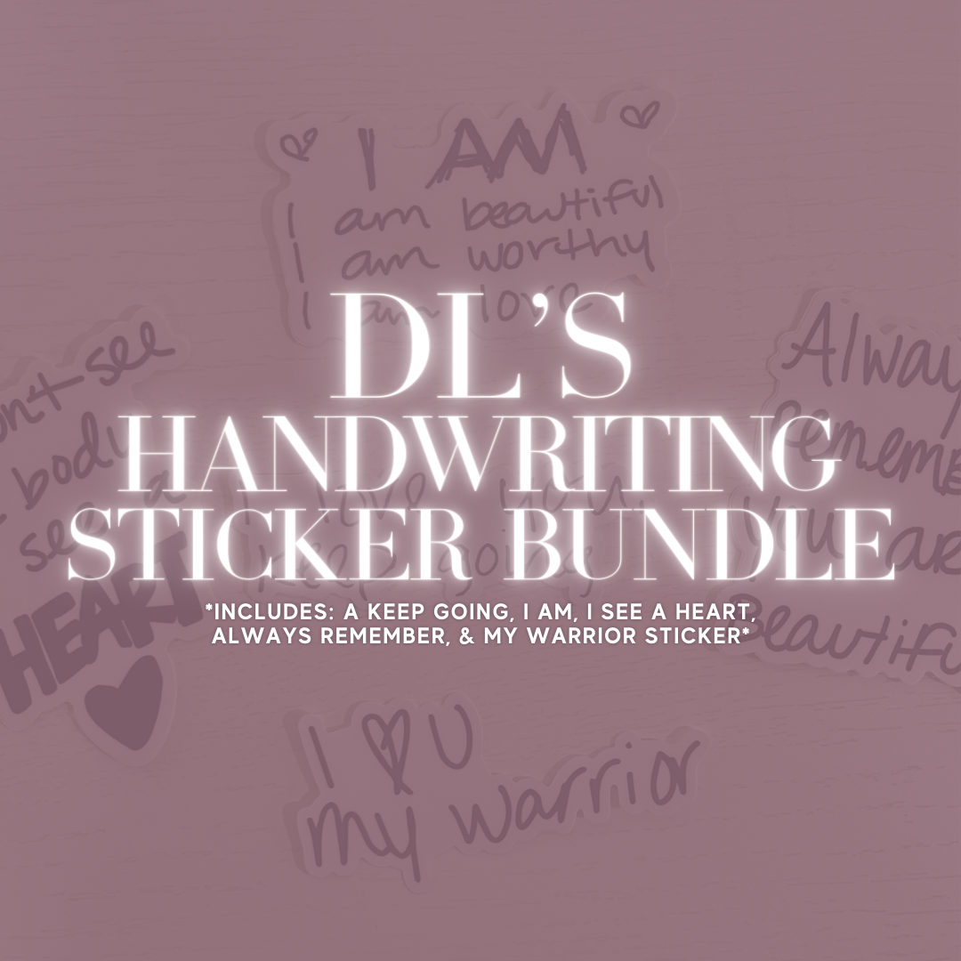 DL'S HANDWRITING STICKER BUNDLE