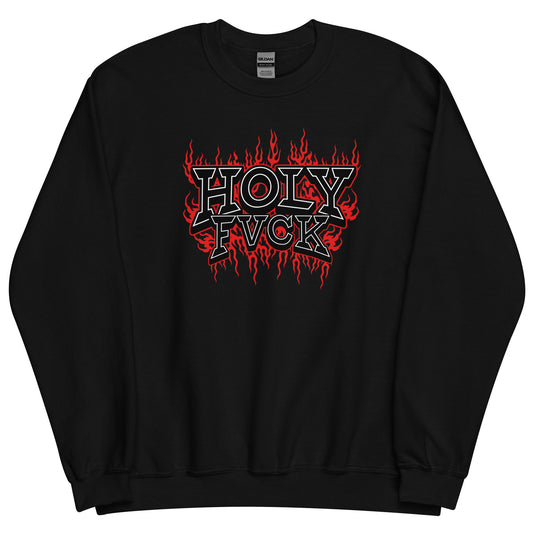 HOLY F FLAMES CREWNECK