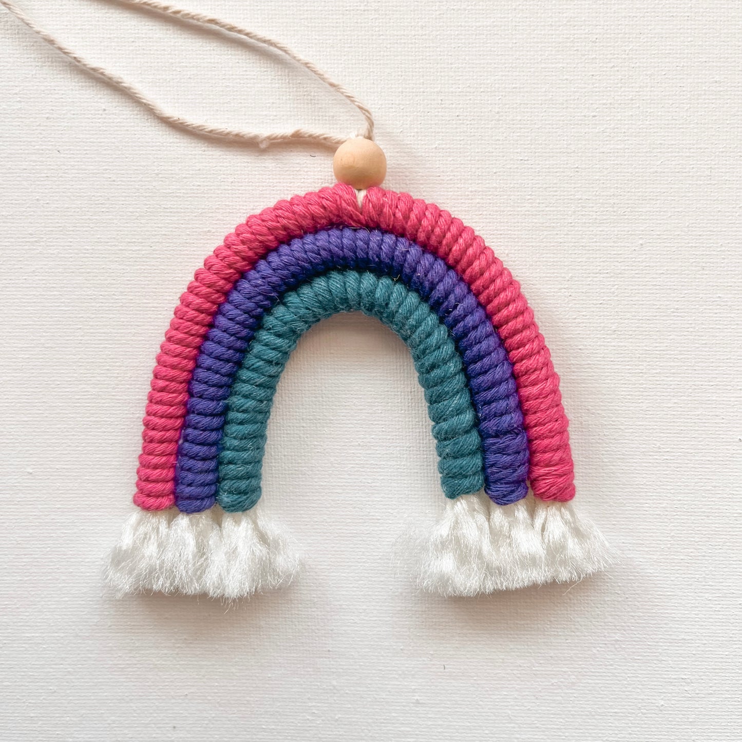 BISEXUAL FLAG MACRAME RAINBOW