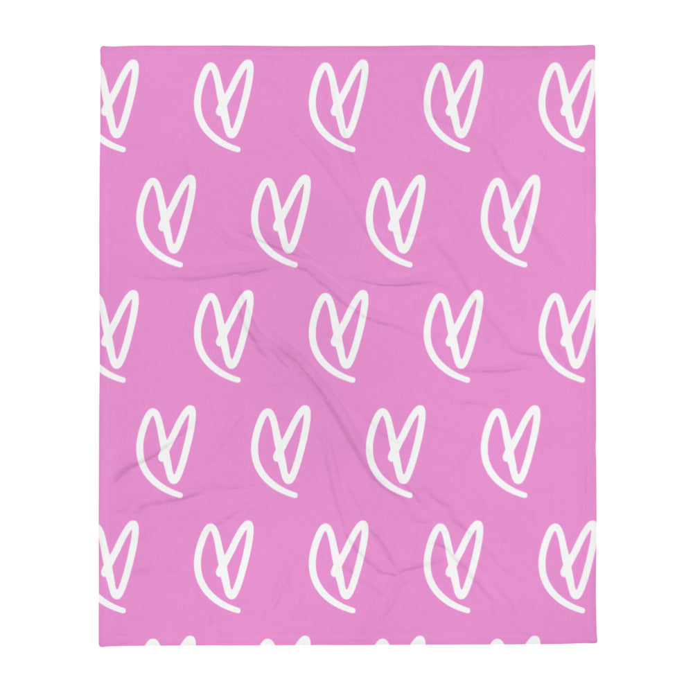 PINK HEART BLANKET