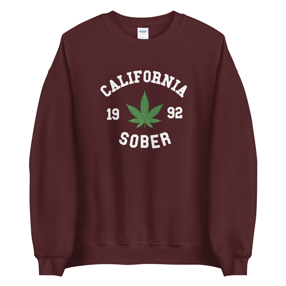 CALIFORNIA SOBER CREWNECK